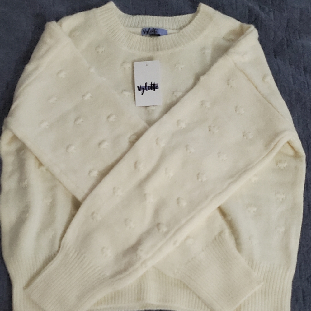 Bauble stitch sweater